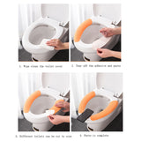 Toilet Seat Cover, Toilet Seat Cushion Soft and Warm Washable Toilet seat Cover Sheets Comfortable