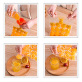 Disposable Ice Cube Bags, Stackable Easy Release Ice Cube Mold Trays Self-Seal Freezing Maker,Cold Ice Pack Cooler Bag for Cocktail Food Wine