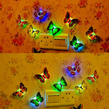 3D butterfly night lamp with illusion design for modern decor