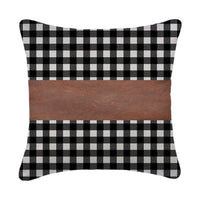Pillow Covers Leather  Cotton Cushion Covers (17  17 Inch  1 Pair  2 Pc) - LootFaat
