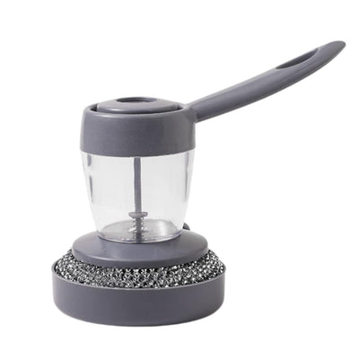 Handheld Soap Dispenser With Scrub (1 Set) - second image