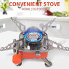 Portable 2800W Camping Stove - Mini Square Gas Burner