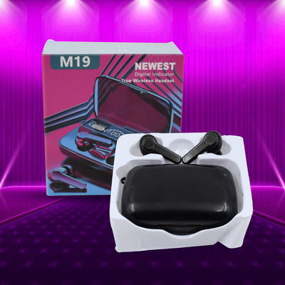 M19 Wireless Bluetooth 5.1 Earbuds with LED Display - second image