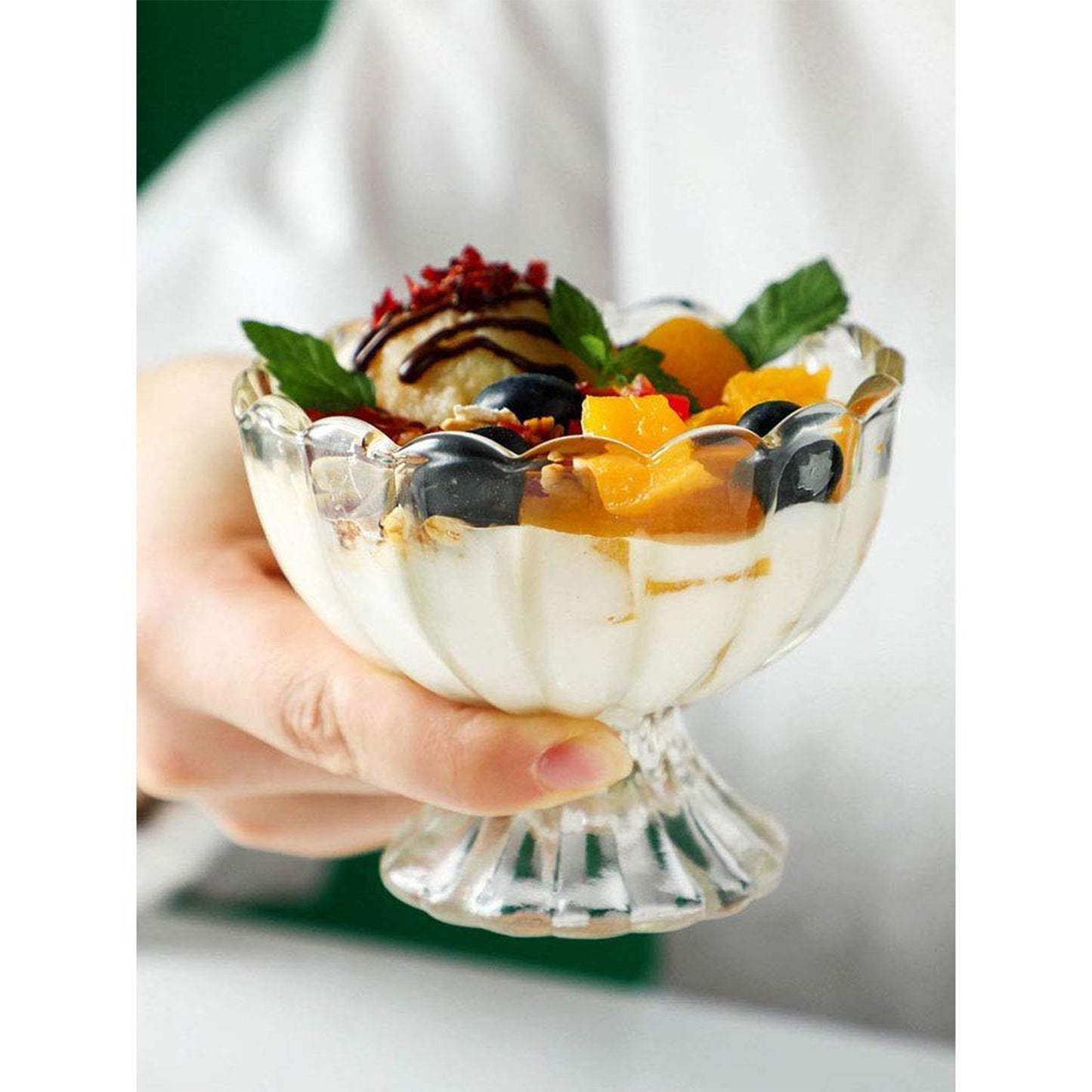 0091c Serving Dessert Bowl Ice Cream Salad Fruit Bowl - 6pcs Serving Dessert Bowl Ice Cream Salad Fruit Bowl - 6pcs