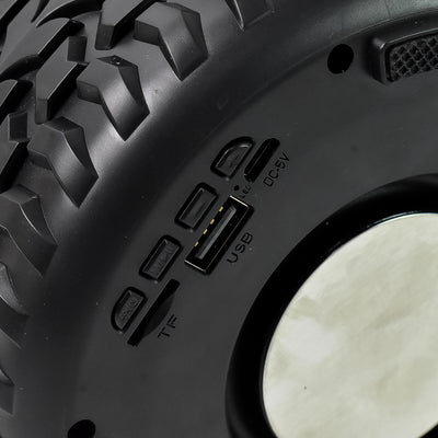 Portable Tyre  Wheel Shape Wireless Bluetooth Speaker (1 Pc) - second image