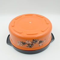 Casserole Box For Food Searving Inner Steel Insulated Casserole Hot Pot Flowers Printed Chapati Box For Roti Kitchen (Approx 2500 Ml) - LootFaat