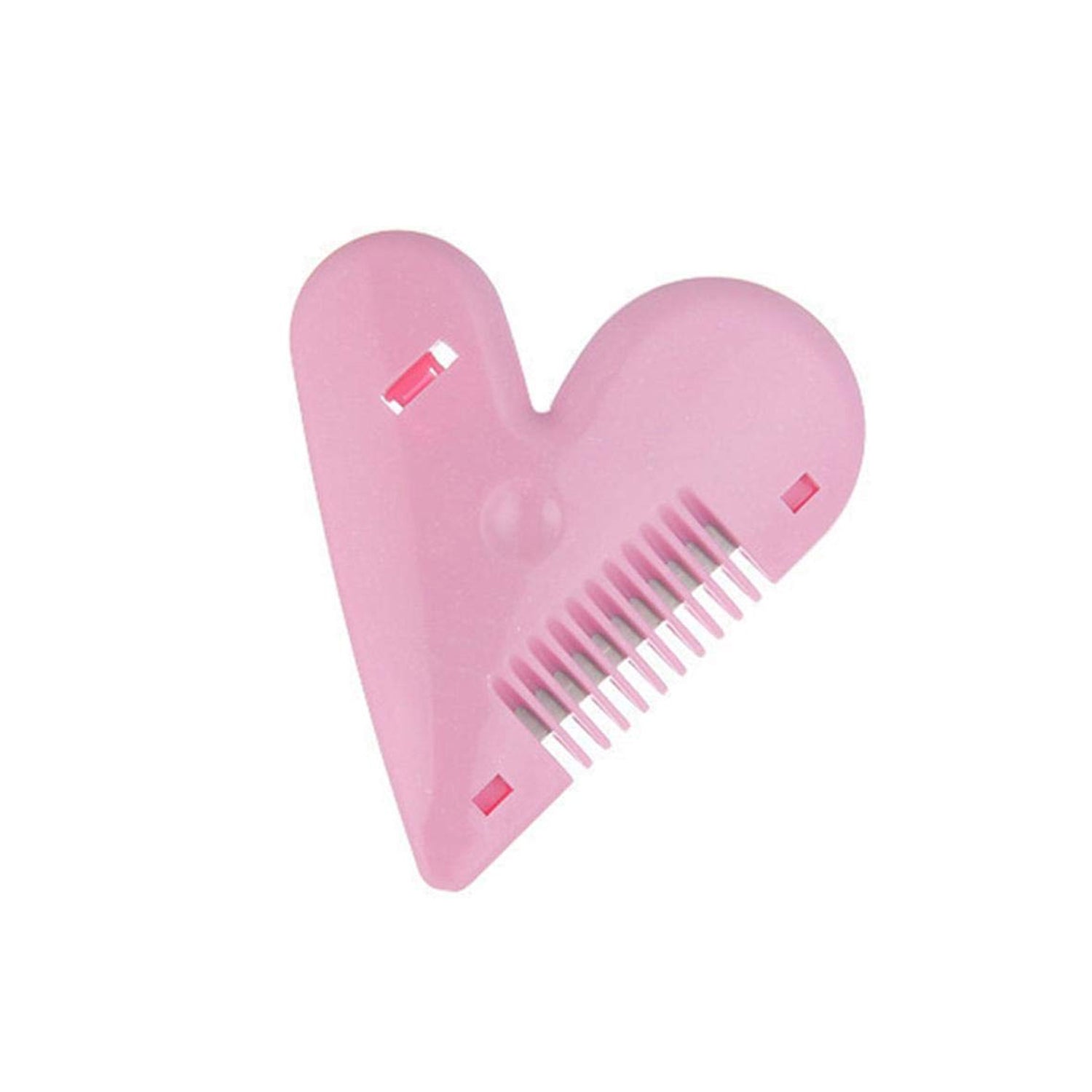 Heart Shape Plastic Hair Cutting Scissors (1 Pc  With Card Packing) - LootFaat