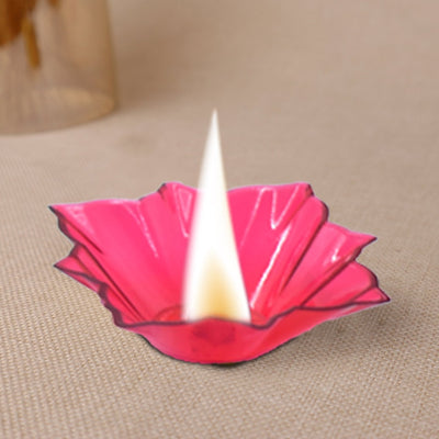 Plastic Candle Cup with Multi Shape Diwali Diya Cup, Diwali (Multicolor) (12 Pcs Set)