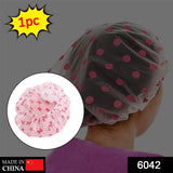 Reusable shower cap with waterproof material