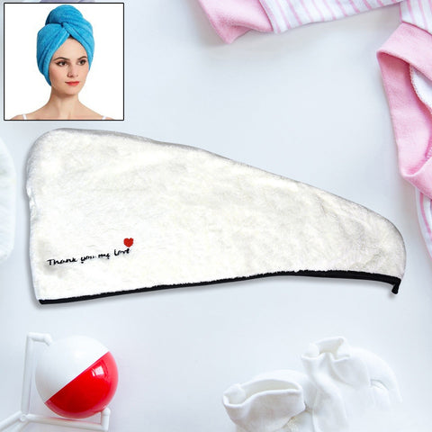 Hair Drying Magic Hair Cap Towel Wrap for Women Bath Towels (1 pc)