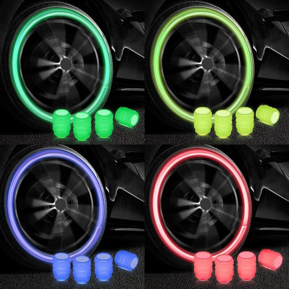 Premium Luminous Tyre Valve Caps Car - Premium Quality - Best Quality & Value