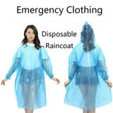 Waterproof raincoat for adults, portable and button-up design.