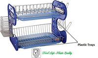 Stainless steel rack for plates and cups