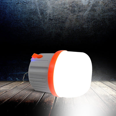 Solar & USB Rechargeable LED Camping Lantern with Hanging Hook - second image