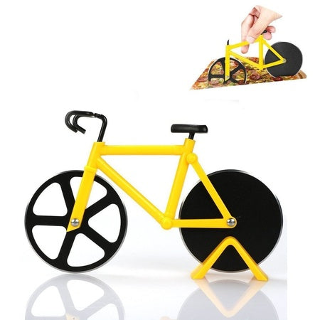 Stainless Steel Bicycle Shape Pizza Cutter - LootFaat