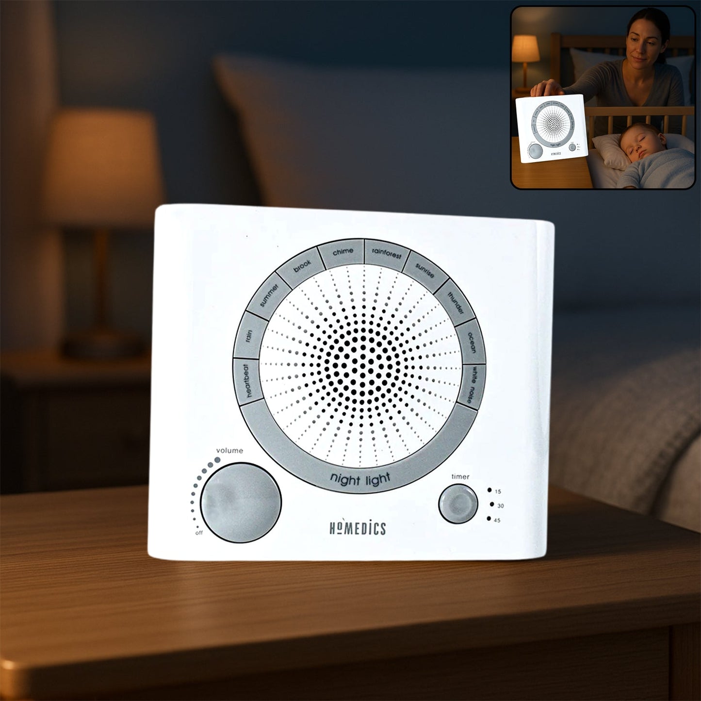 Portable Sleep Therapy Sound Machine Baby - Premium Quality - Best Quality & Value