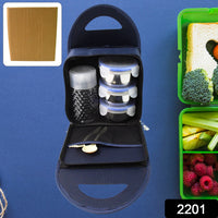 Compact Stainless Steel Airtight Lunch Box Set - 4 pcs (3 Leakproof 1 Bottle)