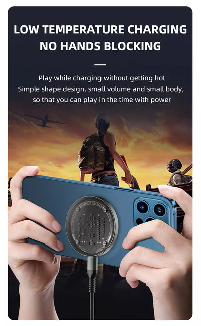 Transparent Magnetic Charger for iPhone 12/13/15/16/17 - second image