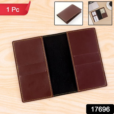 Pu Leather Multipurpose Card Holder  Slim Travel Wallet (1 Pc)