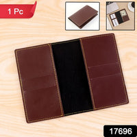 Pu Leather Multipurpose Card Holder  Slim Travel Wallet (1 Pc)