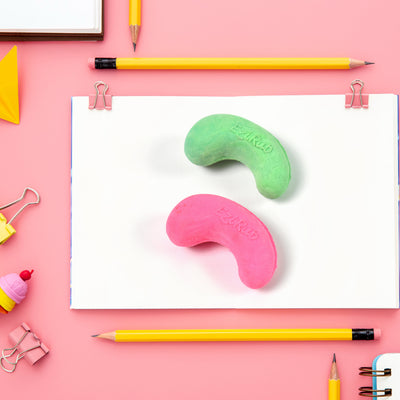 Cashew Nut Eraser Rubber Erasers (1 Pc  Mix Colour  Design) - second image