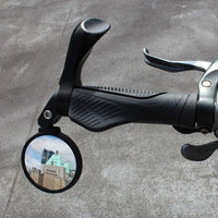 Bar End Bike Mirror Safe Rearview Mirror 360 Rotatable  Foldable Safety Bicycle Rear View Mirror Mirror Durable Bike Mirror (1 Pc) - LootFaat