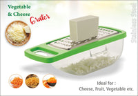 Cheese Grater / Slicer / Chopper With Stainless Steel Blades