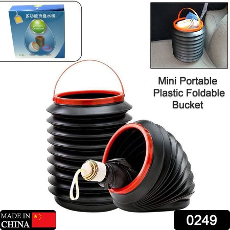 Foldable Storage Bucket  Water Container  Dustbin Multiuse Bucket For Home  Car  Kitchen Use Bucket - LootFaat