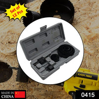 12 Pcs 19-64mm Hole Saw Kit - LootFaat