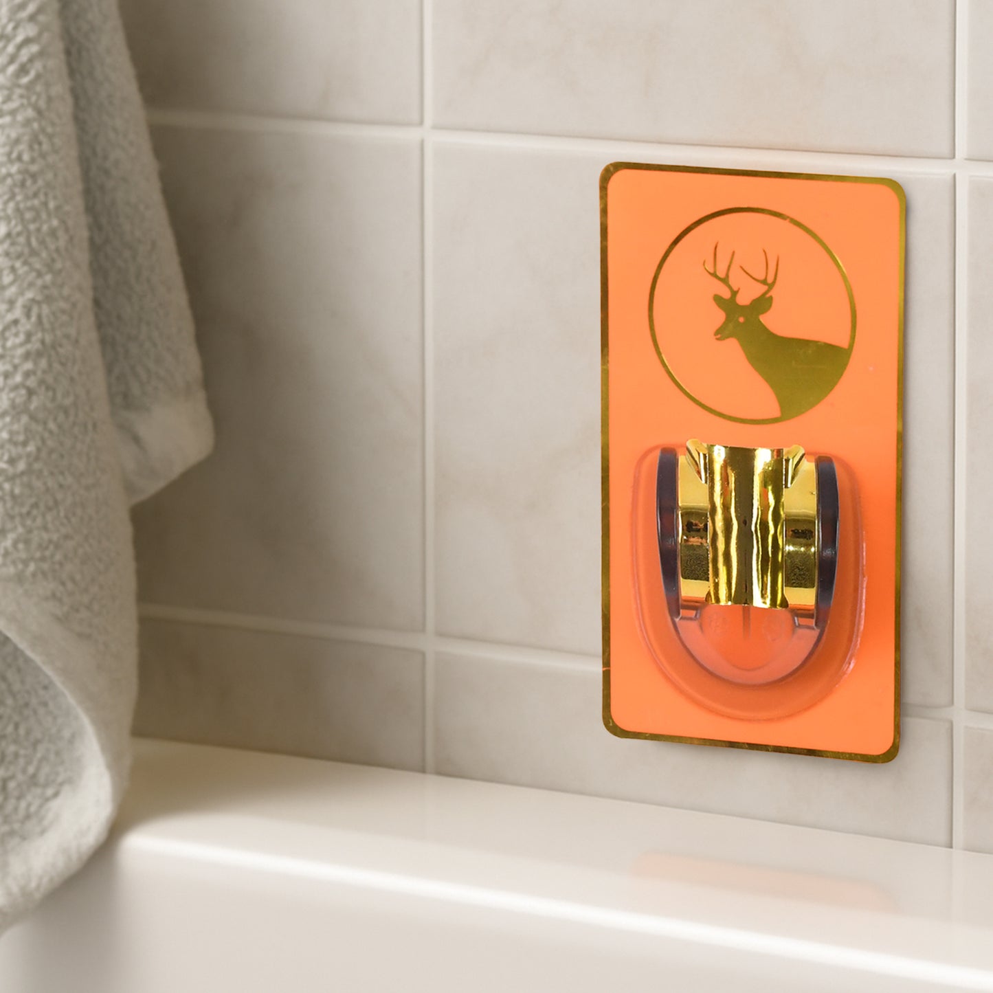 Self-adhesive Adjustable Shower Head Holder (1 Pc)