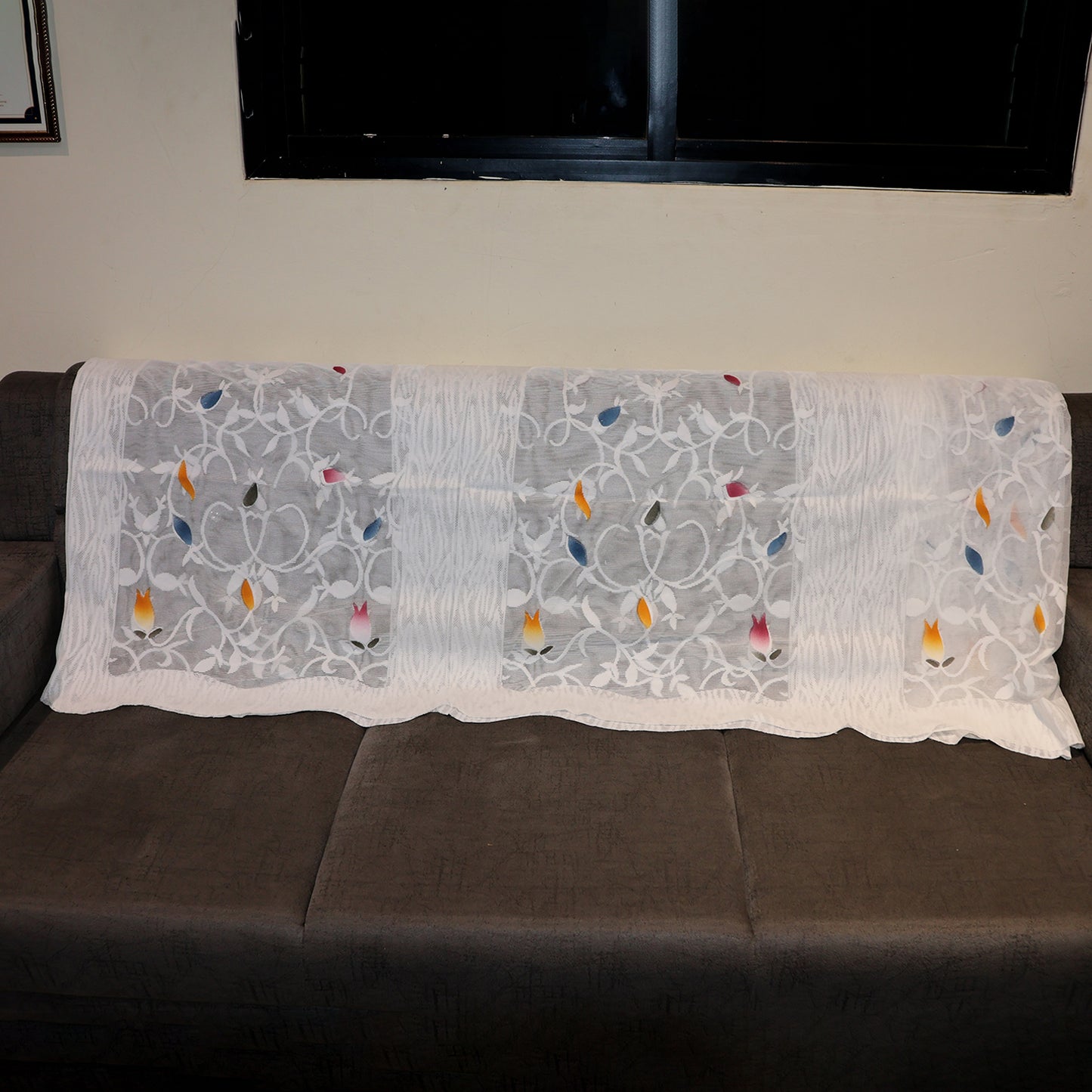 Sofa Backseat Runner Protector - (1 Pc  142x30 Inch)