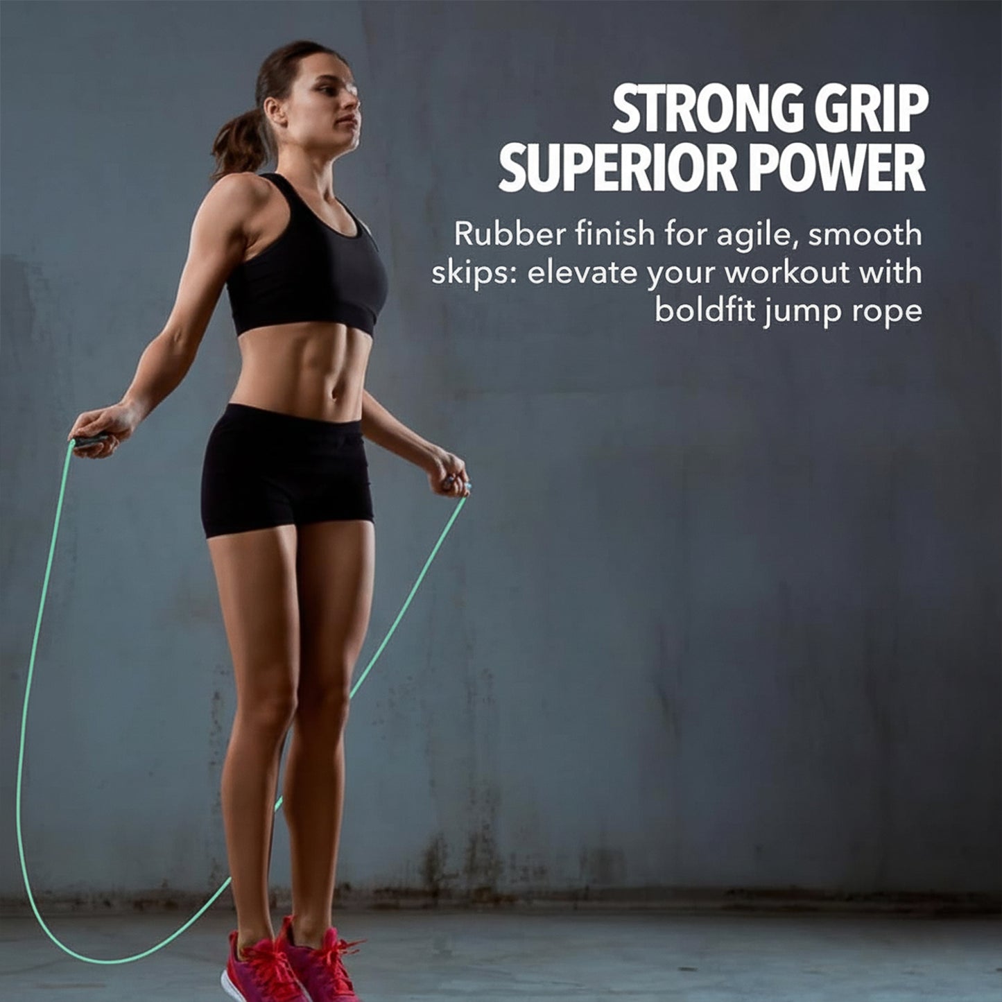 High-speed Skipping Rope With Foam Padded Handles (1 Pc)