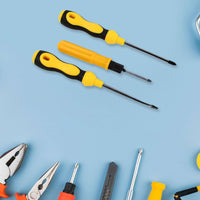 7 Pcs Hand Tool Kit And Magnetic Wristband For Holding Screws Bolts Drill Bits - LootFaat