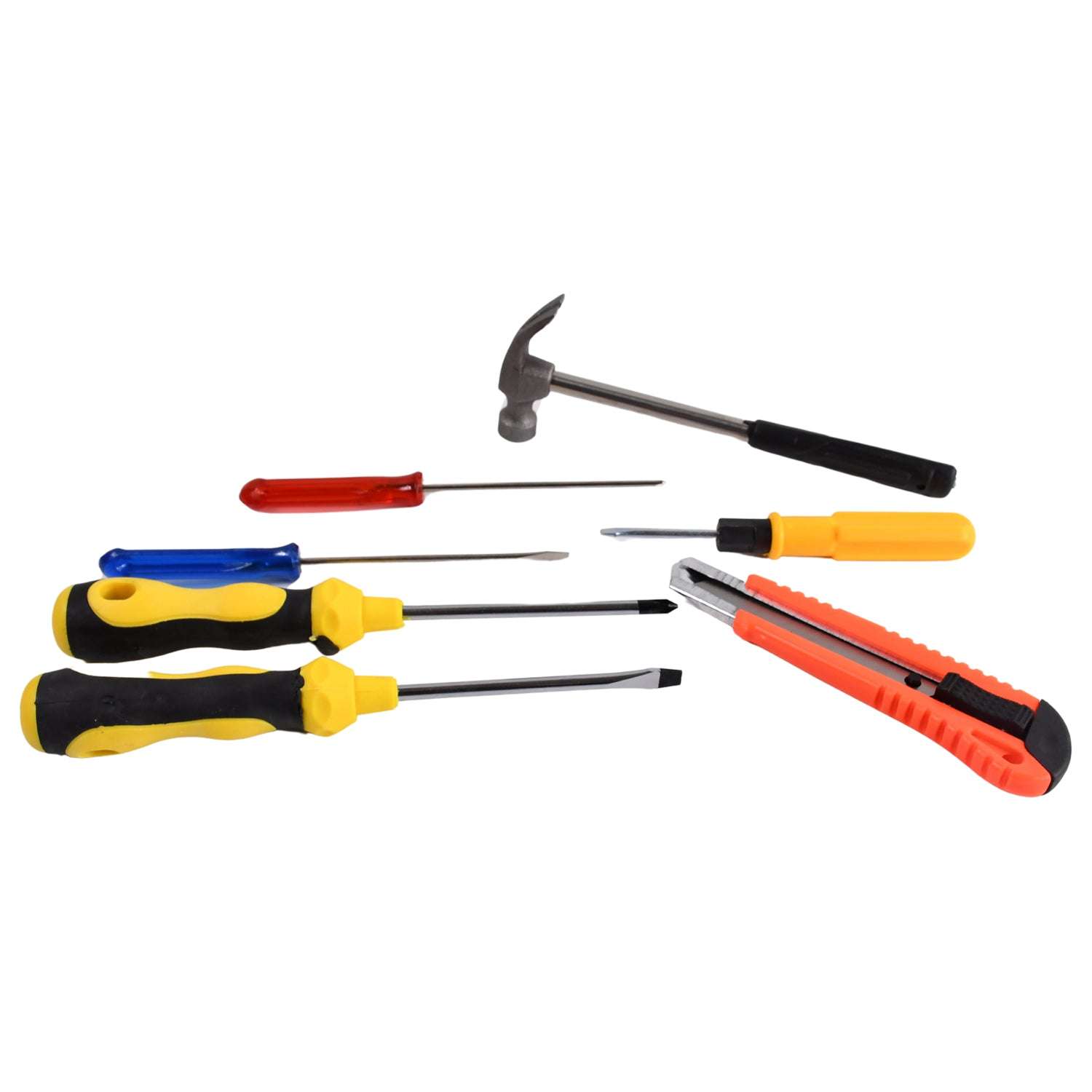 7 Pcs Hand Tool Kit And Magnetic Wristband For Holding Screws Bolts Drill Bits - LootFaat