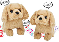 Electronic Interactive Plush Puppy Toy – Walking, Barking, and Tail Wagging Pet for Kids