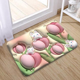 Stone bath mat with anti-mould feature