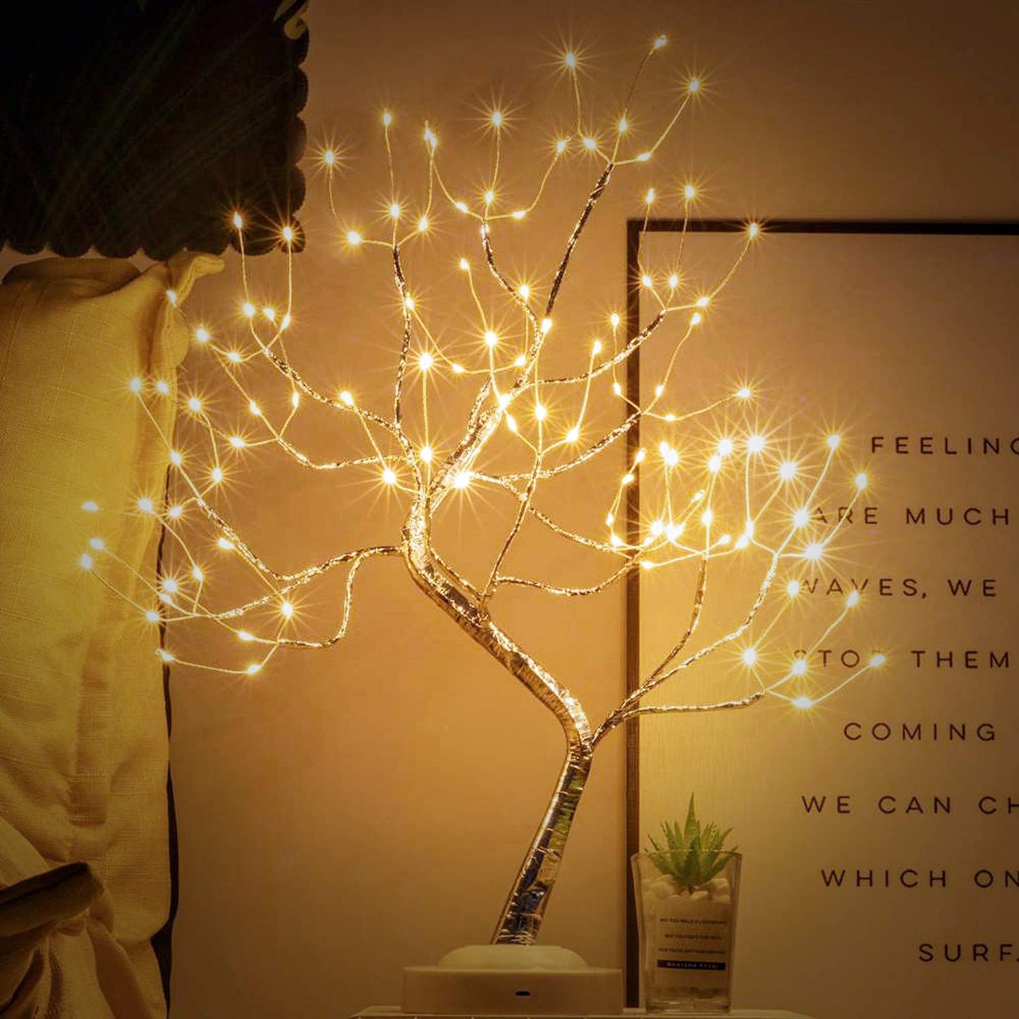 108 LED Birch Fairy Lamp – 8 Modes, USB/Battery, Home Decor - LootFaat