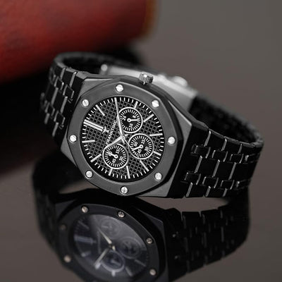 Titanium Series for Mens Black Dial Analog Watch for Men