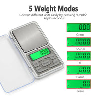 643 Multipurpose (Mh-200) Lcd Screen Digital Electronic Portable Mini Pocket Scale(Weighing Scale) 200g