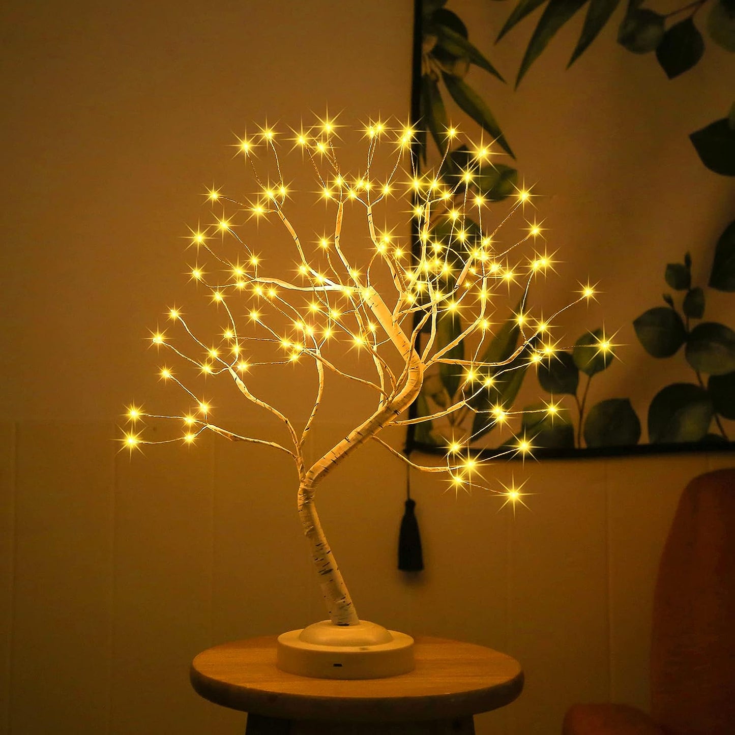 108 LED Birch Fairy Lamp – 8 Modes, USB/Battery, Home Decor - LootFaat