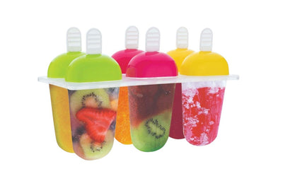 737 6 Pcs Multicolor Polypropylene Ice Mold Kulfi Makerstickcreamcandy Color Assorted - second image