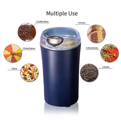 Mini Mixer Small Blander Power Full Mini Grinder Electric Coffee Bean Grinder Grinder Machine Portable Grinder For Home And Office. - second image
