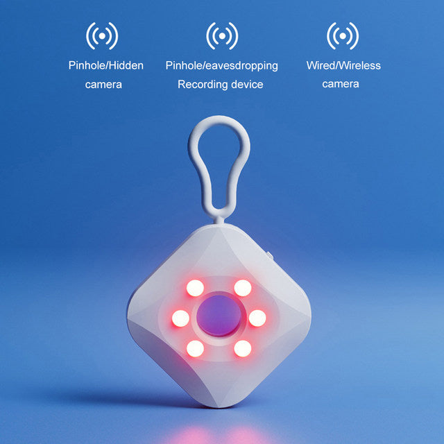Hidden Camera Detector Keychain – 720H Ultra Standby, Infrared & AI Security, Anti-Surveillance Device