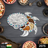Multipurpose 7 Compartment Dry Fruit Serving Rotating Tray  Candy Chocolate Snacks Storage Box Masala Box
