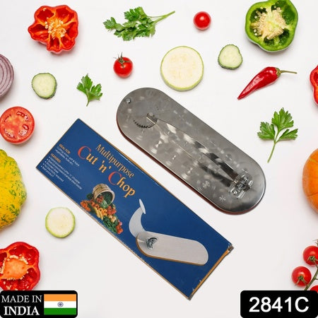 Steel Vegetable Cutter Premium Quality Cutter For Fruit  Vegetable  Meat Cutting Use ( Color Box ) - LootFaat