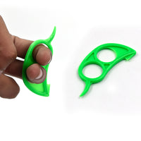 10 Pcs Orange Peeler With Transparent Pouch Bag Combo - LootFaat