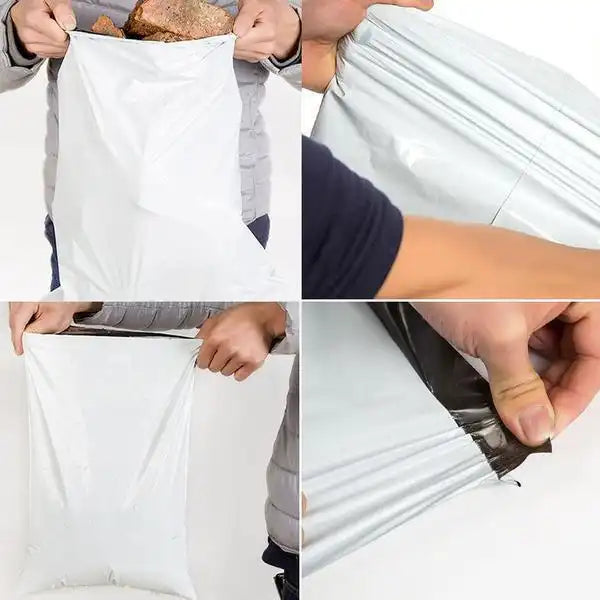 Tamper Proof Courier Bags (7_5x7_5 Inch) Pack Of 100pcs