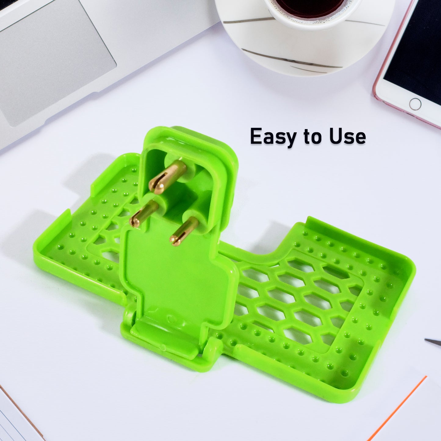 Multi-purpose Wall Holder Stand For Charging Mobile Just Fit In Socket And Hang (Mix Color  1 Pc) - LootFaat