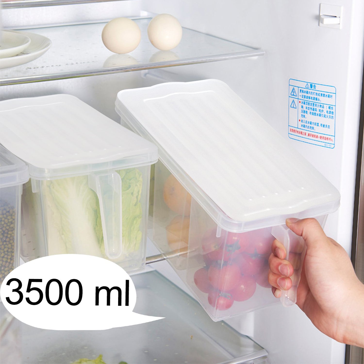 Refrigerator Organizer Fresh-keeping Box Case Kitchen Storage Box - LootFaat
