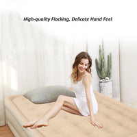 Portable Inflatable Air Bed - Folding Lazy Lounger for Home & Travel